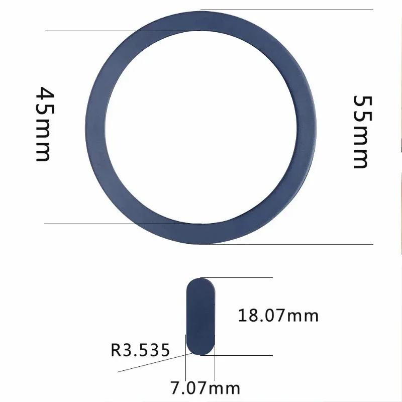 Magnetic Plate Ring Universal Metal Plate Sheet Wireless Charger Sticker for IPhone 13 14 15 Samsung Xiaomi Phone Accessories