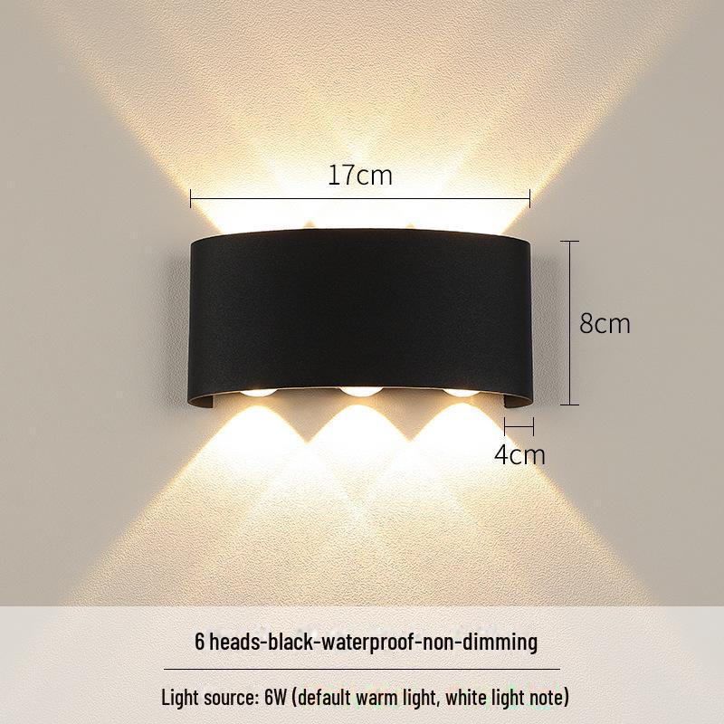 

Современный яркий настенный светильник для лестницы и коридора - свет вверх/вниз для помещений и улицы