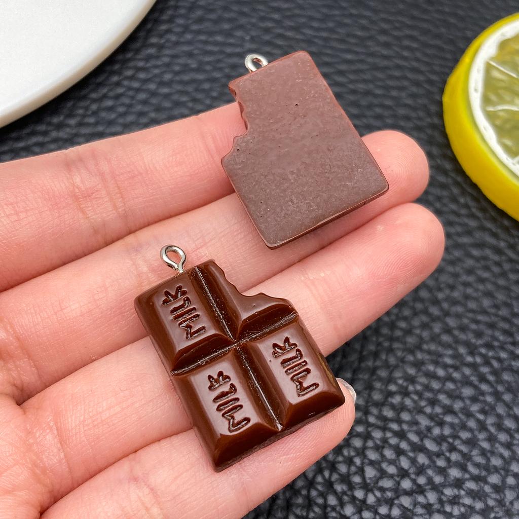 10Pc/Set New Popular Realistic Coffee Bean And Coffee Cup Pendants, Resin Accessories For Diy Creative And Fun Earrings Necklace