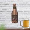 Wall Mounted Beverage Opener With Storage Basket For beverages And Beer Wooden Kitchen Accessory