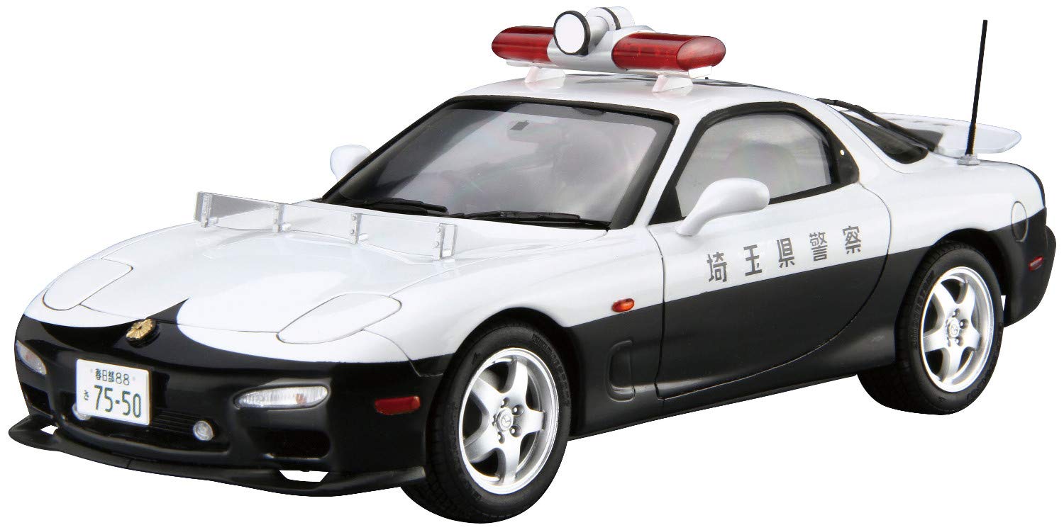 

Aoshima Bunka Kyozai Scale The Model Car Series SP Mazda FD3S Radar Patrol Car 1998 Plastic Model 1/24 RX-7
