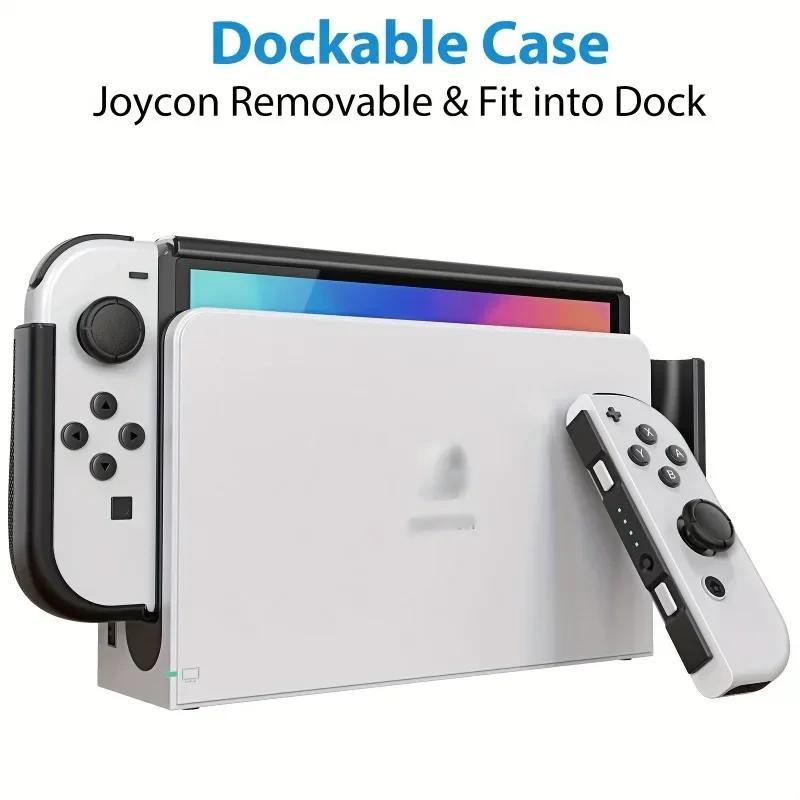 12 In 1 Switch OLED Storage Bag with Large Capacity Design Waterproof and Wear-resistant, and Multiple Game Accessories