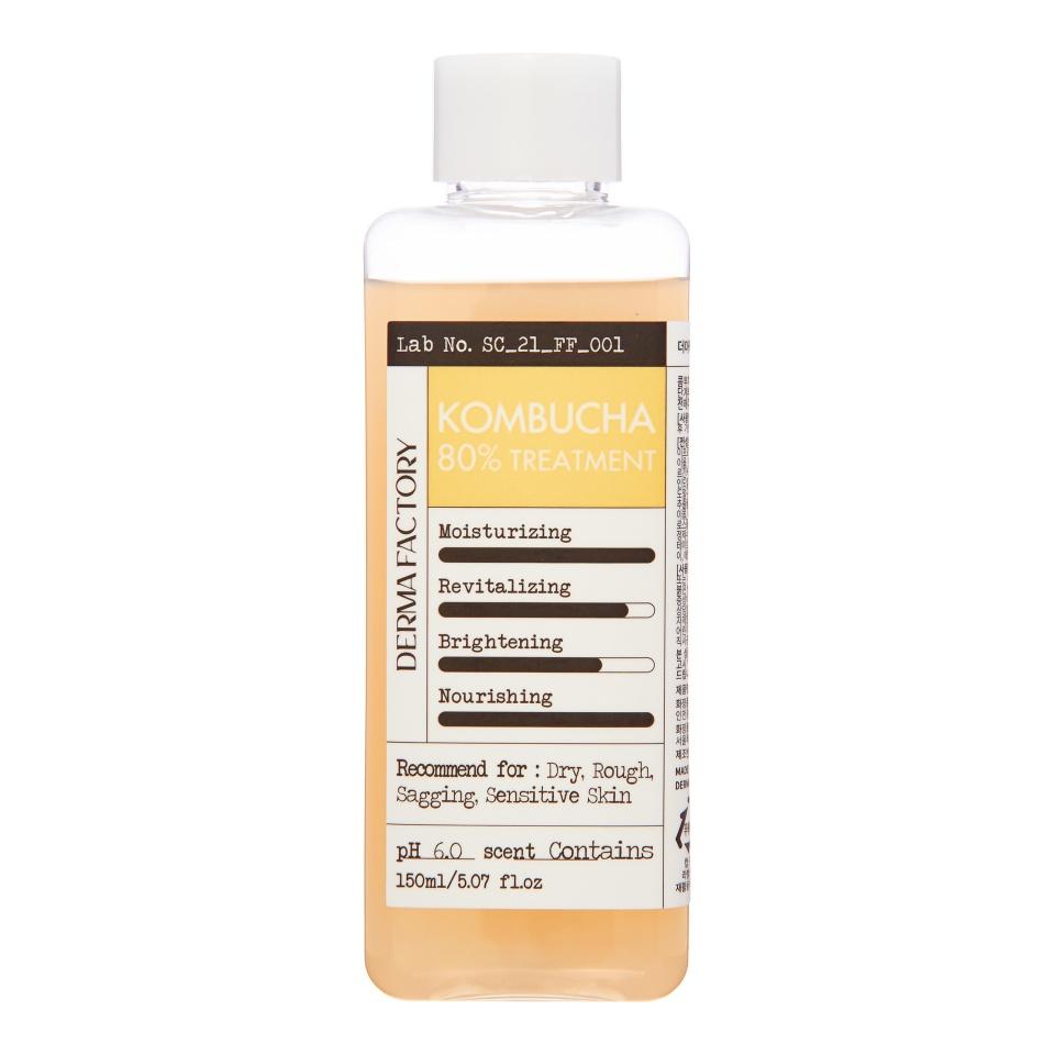 

Питательная эссенция-тонер для лица Корея с экстрактом комбучи DERMA FACTORY Kombucha 80% Treatment 150мл