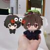 Game Dazai Osamu Nakahara Chuya Anime Cosplay Cotton Stuffed Body Dress Up Clothes Cotton Pendant Keychain Gift Xmas 10cm