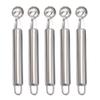 Pack of 5 Handy Fruit Stem Remover Convenient Pineapple Tomato Corer Stainless Steels Cherry Tomatoes Vegetables Hullers