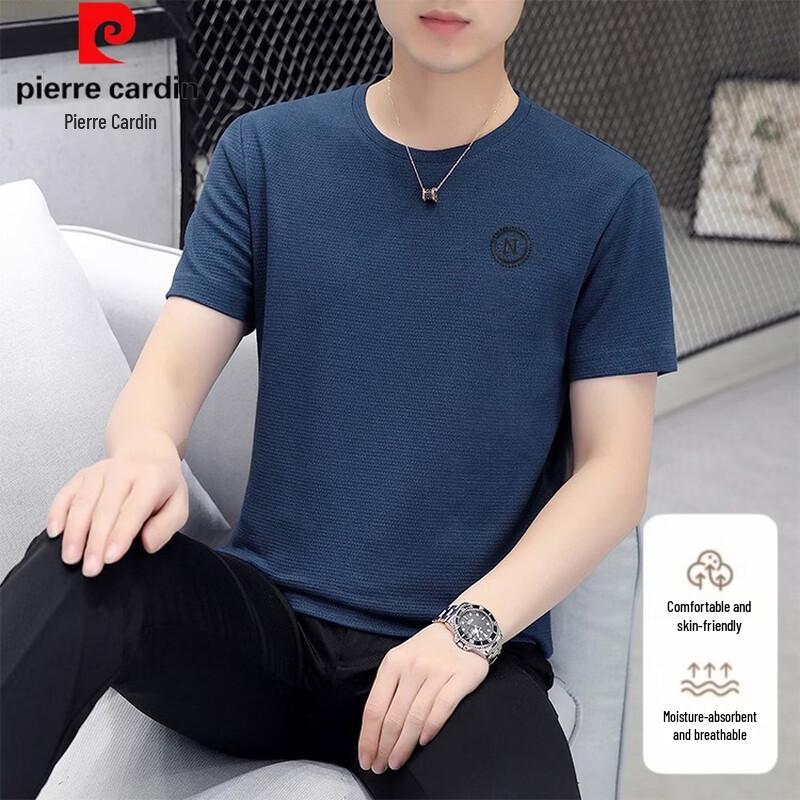 Pierre Cardin Men s Ice Silk Cooling Short Sleeve T-Shirt M