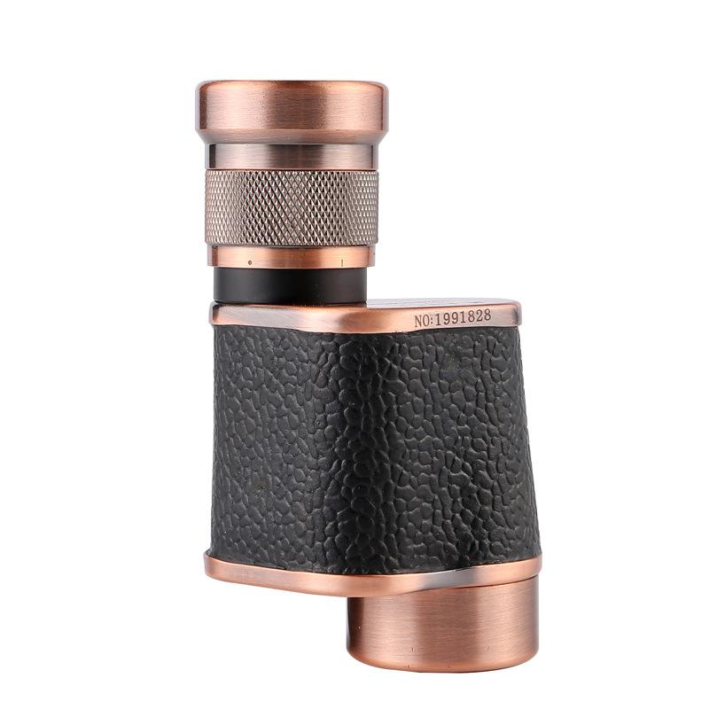 

Powerful 8x24 Monocular, Professional Portable Telescope With Metal Body, All Optical Lens For Camping Hiking, High Definition Grade Monocular For Out коричневий