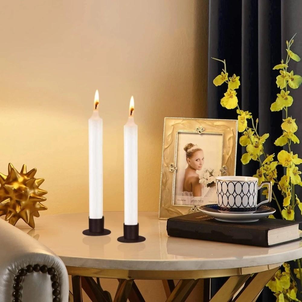 Eisen Kerzenständer Runder Kerzenständer Metallkerzenhalter Jubiläumsgeschenk