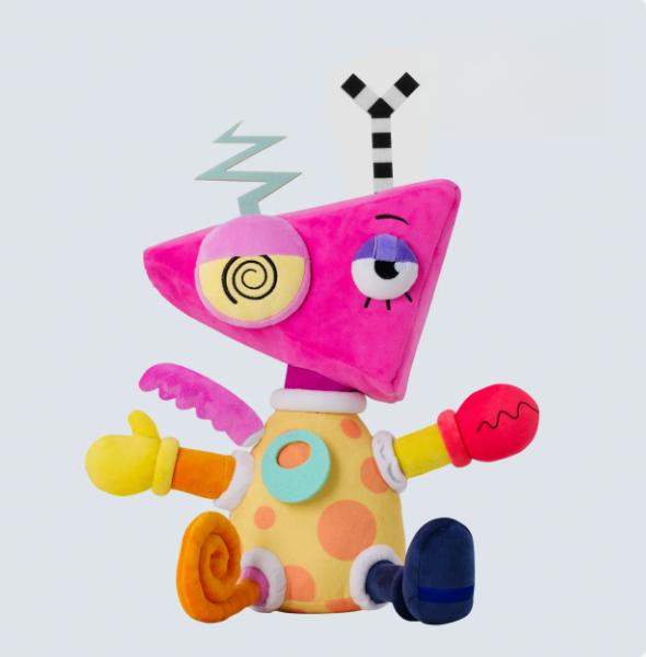 Genuine The Amazing Digital Pomni Plush Toy Soft Stuffed Clown Collectible Merchandise For Animation Fans Home Decor