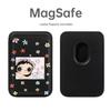 Huahua Xiaoyu MagSafe Leather Card Holder for Apple Cases