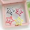 10lots Eye Catching Lattice Star Hairpin Children Cartoon Unisex Hair Clip for Enhancing Hairstyles In Various Settings