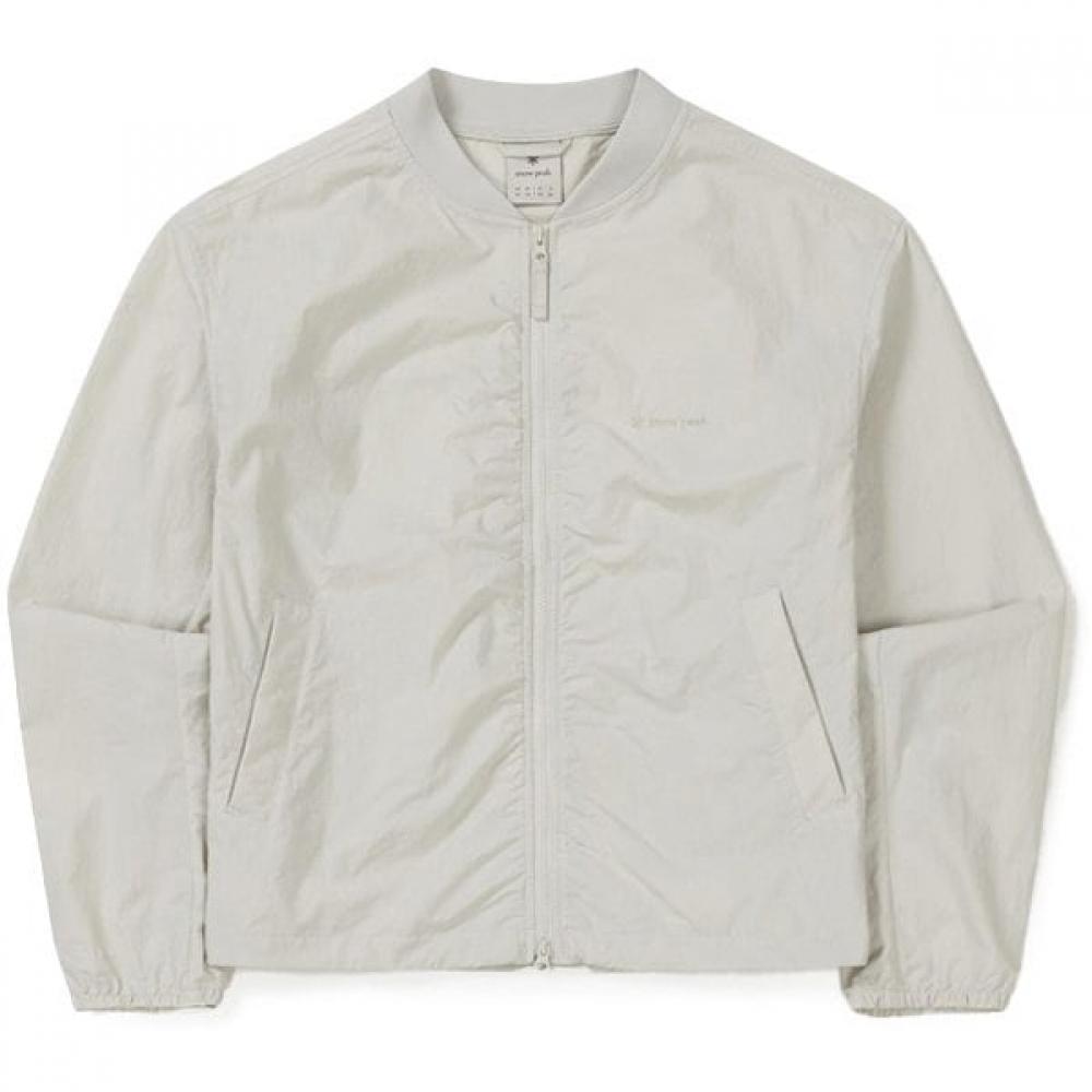 Snow Peak Light TaSlan WoMen S BoMber Jacket WoMen S Jacket Light Beige M Size gS S26Mwlwb55