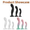 Silicona Anal consolador de tope de tope masajeador de próstata anal estimulación g-spot clítoral juguetes sexuales de adultos p