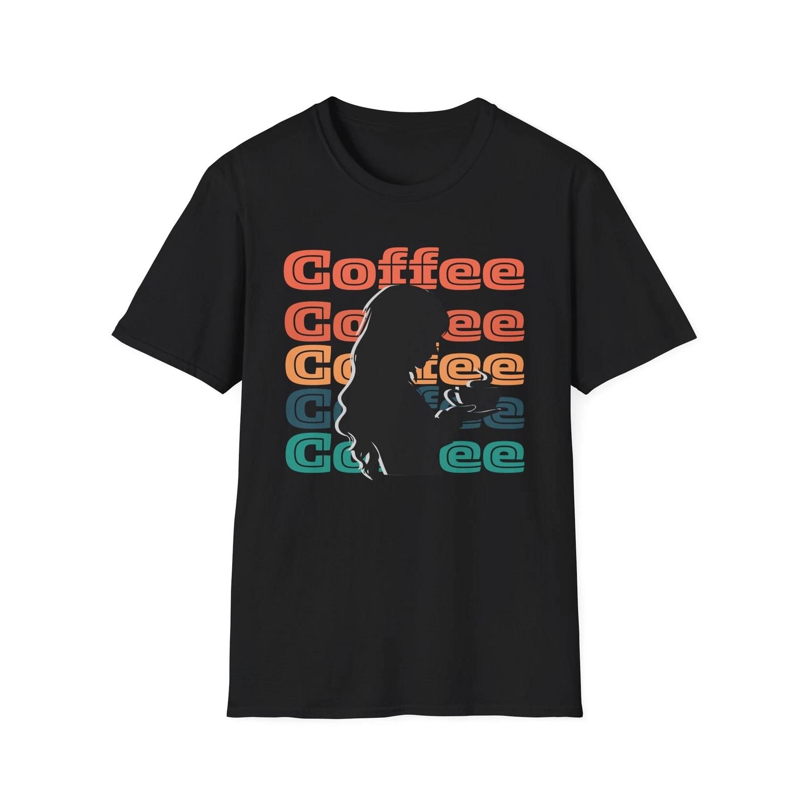 Coffee Lover T shirt, Gift for Baristas, Casual Tee, Coffee EnthusiasT shirt 4XL
