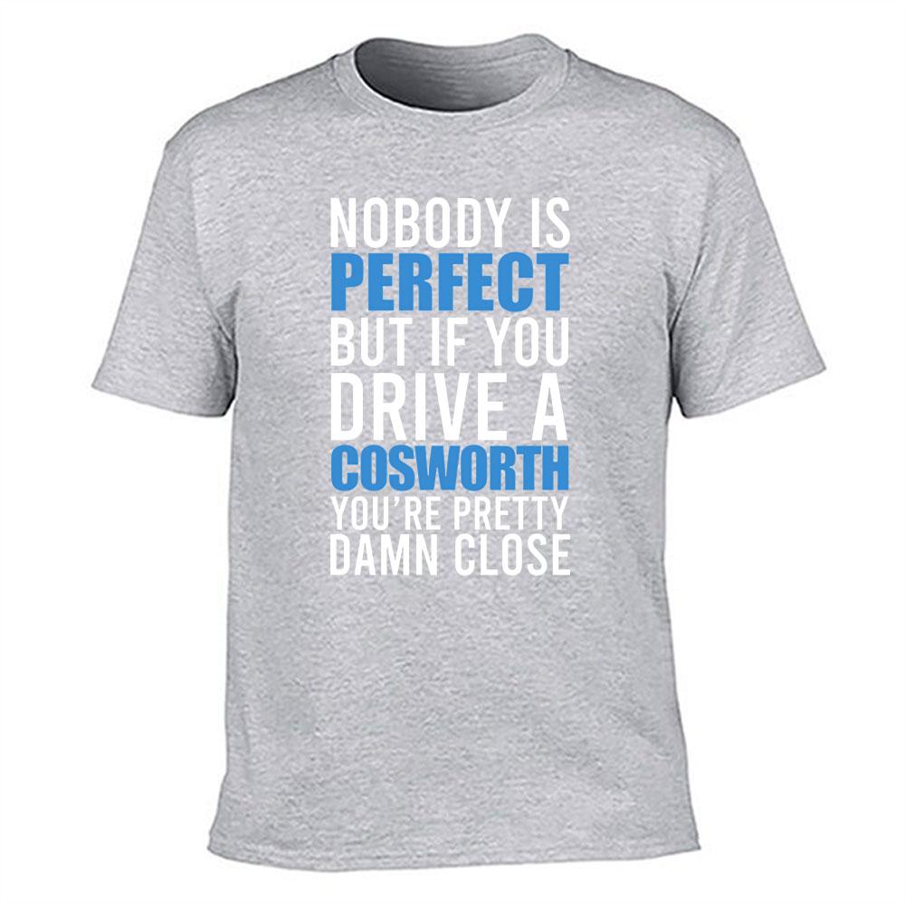 Unisexs Cotton TShirt Perfect Cosworth Print Casual Short Sleeve Crew Neck Tee for Daily Wear