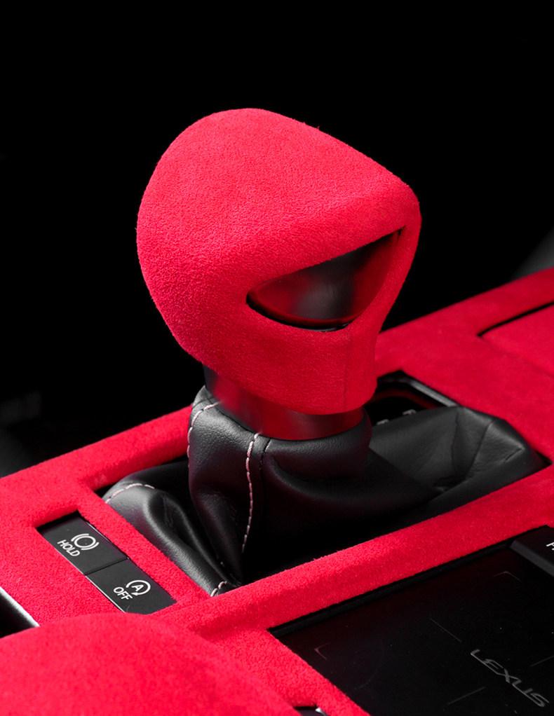 Lexus ES Gear Shift Cover: Suede Interior Sticker for ES200/ES300h/260 Console