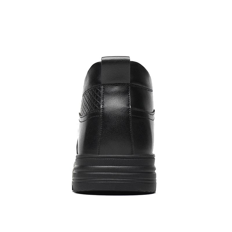 2026 Bottes d'hiver pour hommes en cuir véritable Chaussures de neige chaudes pour hommes Bottines pour hommes Chaussures habillées d'affaires pour hommes