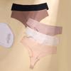 Ladies Spring and Summer Sports Yoga Anti Embarrassing Line Non Mark Low Waist Triangle Briefs