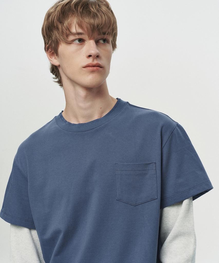 Hoite Core Layer Waffle Tee (Blue)