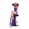 Seated Woman Figurine Static Resin Miniature Realistic for Collectors