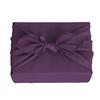 Furoshiki large size purple navy stylish plain chirimen high quality washable polyester eco bag tote kimono practice privacy cross 70 90 140cm (purple