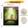 Disney DIY Rapunzel Forest Painting Kit Home Wall Decor Handmade Gift Art Crafts Coloring Paint By Numbers Canvas Wall Hanging Art Decor