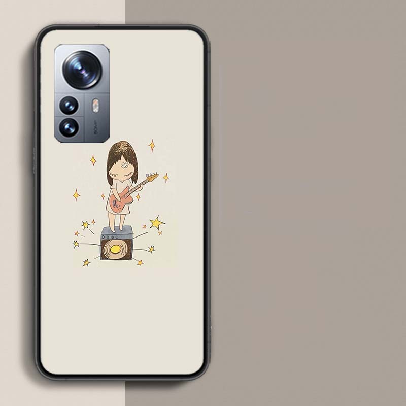 Cute Nara Yoshitomo Art Phone Case For Redmi Note 13 Pro Plus 14 Pro+ 12S 12 11S 11T 11E 11 10S 10 9S 9 Xiaomi Capa TPU