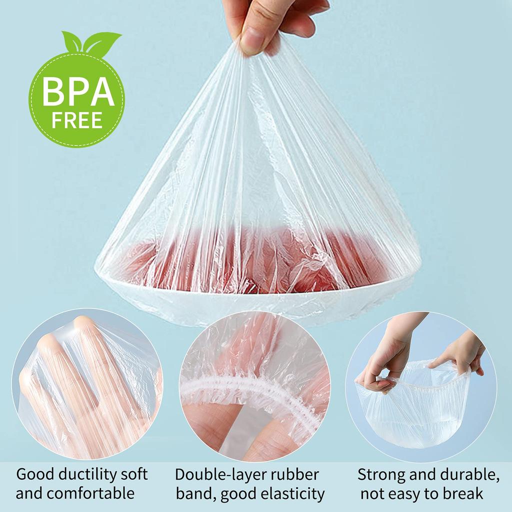 100/500PCS Disposable Fresh-keeping Bag Food Covers Fruit Storage Packaging Bags Kitchen Fresh Keeping Freshness