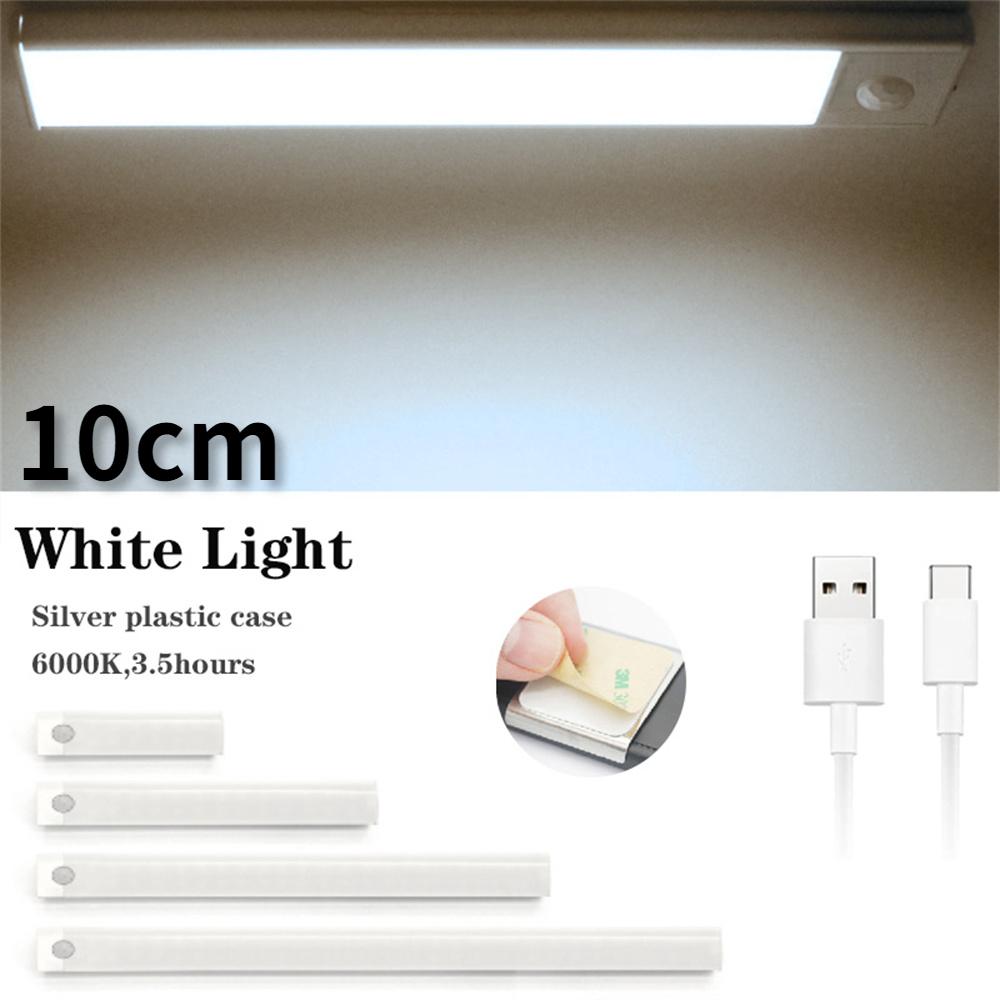 Rörelsesensor Skåp Nattlampa LED USB Belysning Kök Garderob Klädskåp Lampa Uppladdningsbar Magnetisk LED-lampa