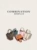 Women's Genuine Leather Bucket Bag - Top Layer Cowhide, Versatile Vegetable Basket Handbag