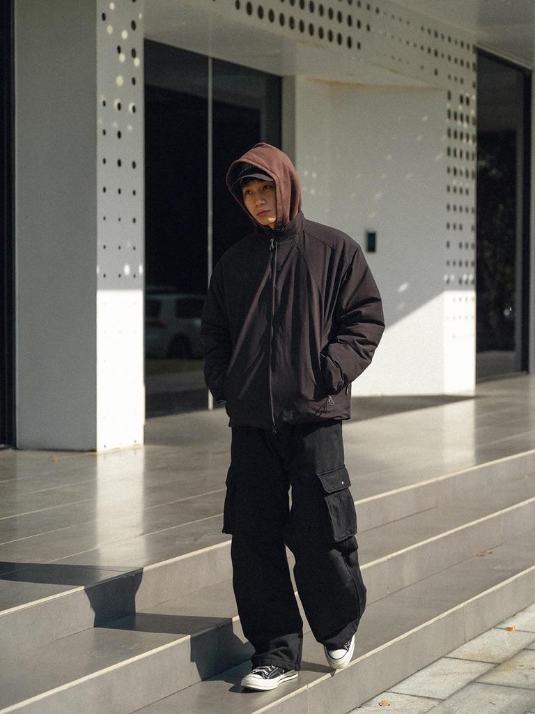 TRS Men's 25AW Water-Repellent Lightweight Jacket with 3M Thinsulate and Graphene Lining