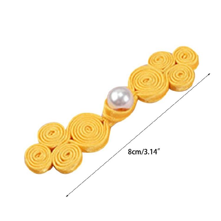 Cheongsam Button Beads Chinese Closure Button Chinese Traditional Knots Button Closure Sewing Fastener