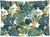 Tropical Leaves Botanical Jungle Wall Art Tapestry Greenery Foliage Pattern Indoor Outdoor Decoration Home Goods