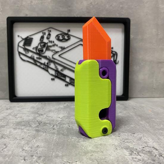 Juguete de descompresión para adultos, juguete cortador de Fidget con impresión 3D, juguete sensorial para aliviar la ansiedad y el estrés, juguete para aliviar la agonía, TDAH, agregar pacientes