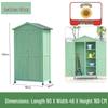 Outdoor Anti-Corrosion Solid Wood Garden Storage Cabinet with Sun Protection