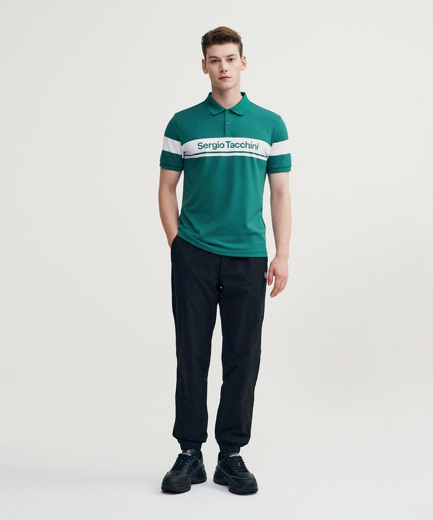 SERGIO TACCHINI M Goat Damarindo Short Sleeve Polo Shirt