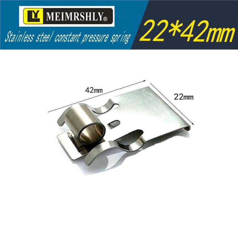 Stainless Steel Constant Force Spring Clip for YZR Generator Carbon Brush Holder, 25x32mm