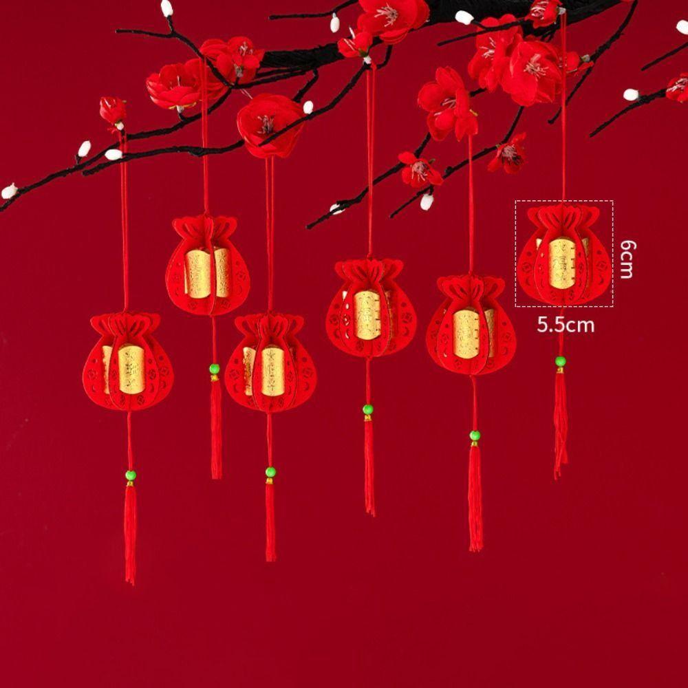 New Year Decorations Spring Festival Hanging Ornaments Plants Lantern Bonsai Pendant Home Supplies