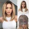 * HD large area lace wig medium black brown long straight hair fashion full hood lace Wig