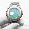 Silver Case Strap 41mm Men Watch Accessories For NH38 Automatic Movement Stainless Steel Sapphire Mirror