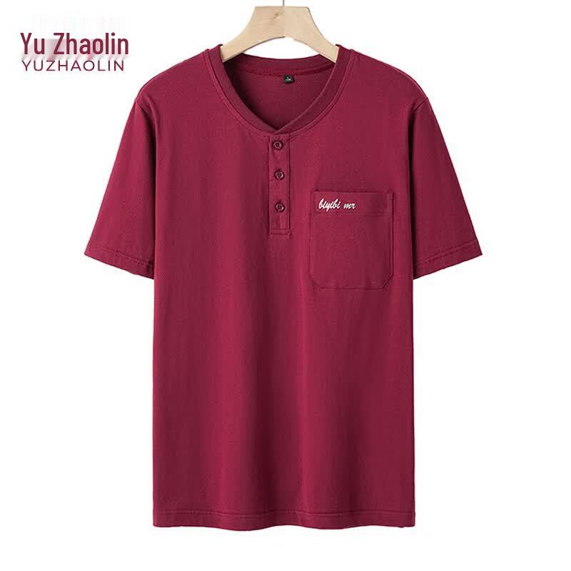 YUZHAOLIN Men s Loose Summer Short-Sleeve T-Shirt XXL