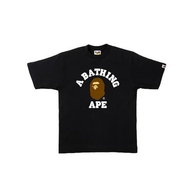 Tričko BAPE College Čierne