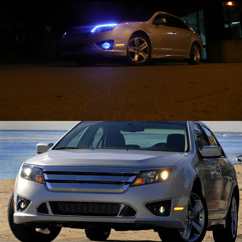 2pcs Car Front Side Marker Parking Lights Fender Corner LED Amber Fit for 2010-2012 Ford Fusion(aka Mendeo) Turn Signal Light