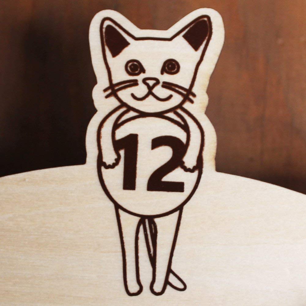 Yamato Kogyo CATS Clock N Size: Approx. W27.5 D4.5 H33.5 YK18-003