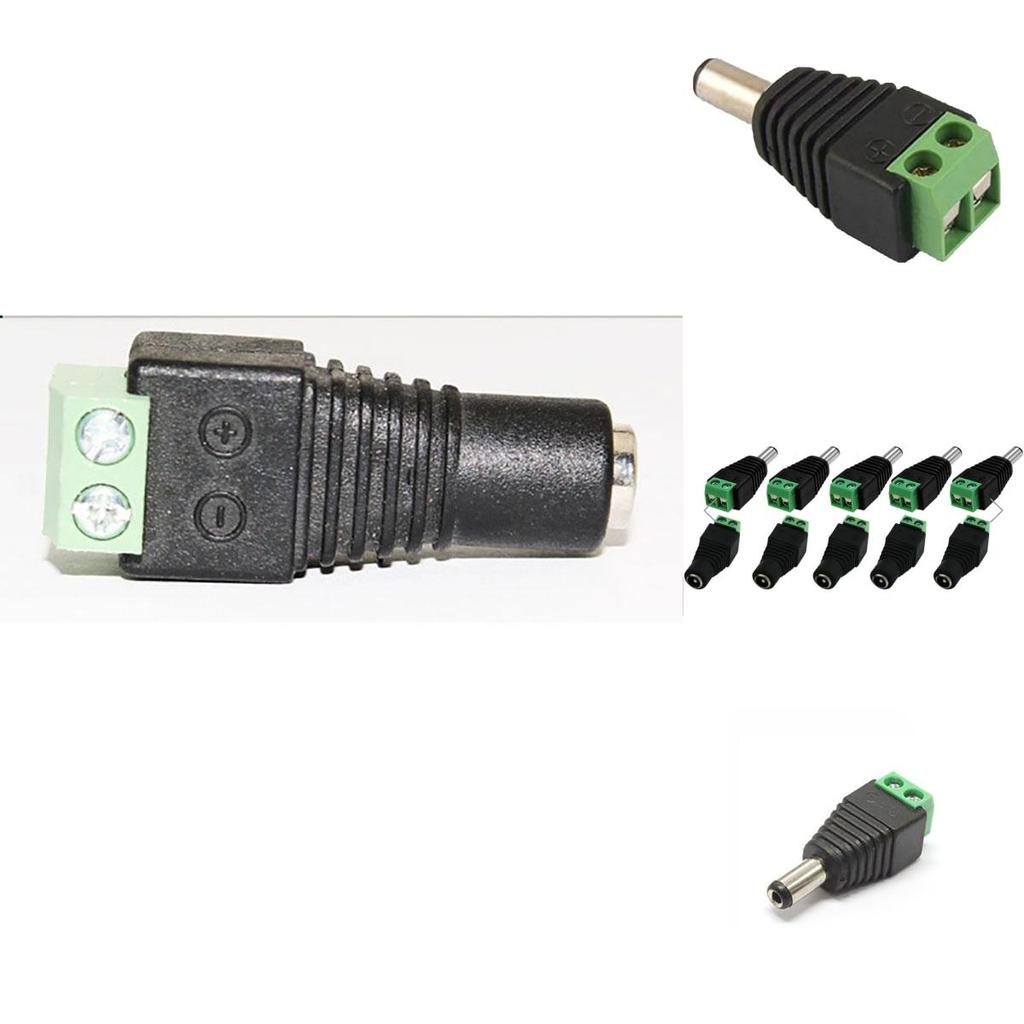 Premium Qualität Männlich Und Weiblich 2.1x5.5 Mm DC Stromstecker Buchse Adapter Für CCTV-Anforderungen