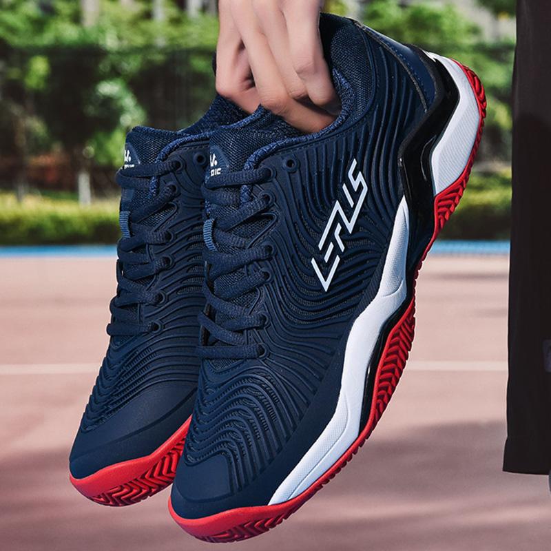 Men Women Professional Badminton Shoes Athletic Shoes Durable Anti-Slip for Volleyball Sneakers Outdoor Tennis Shoes Comfortable