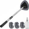 Windshield Cleaning Tool Windshield Cleaning Wand Auto Window Cleaner,4 Pieces Reusable Cloth Pads for Car Interior, Dirty Car Washing Brushes