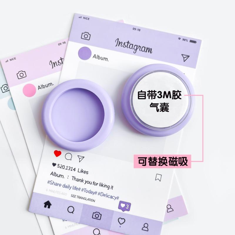 Double Sided Suction Cup Airbag Phone Bracket Lazy Multi Functional Desktop Car Bathroom Gym Stand