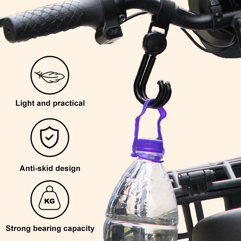 SEAMETAL 4pcs Car Hook Interior Seat Back Hanging Hooks Universal For Car Electric Bike Motorcycle Storage Goods Hanging Hook