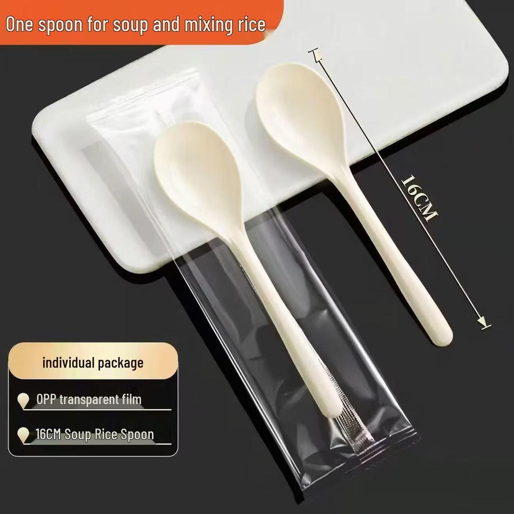 Premium Disposable Chopsticks & Spoon 2-Piece Set | High-Quality, High-End 4-Piece Cutlery Ideal for Commercial Use